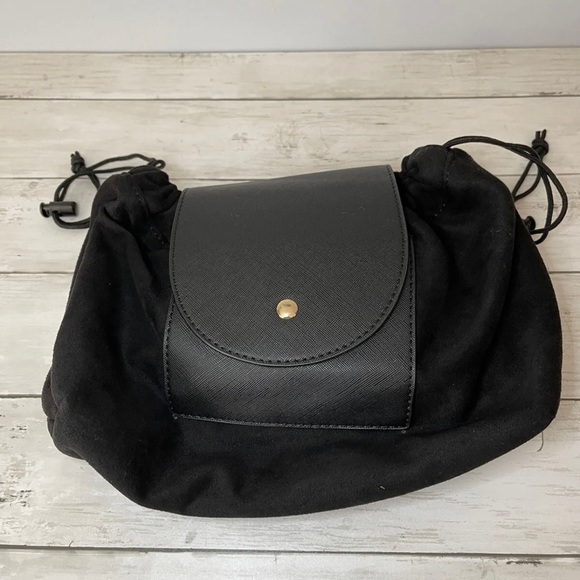 Faux suede/leather purse set.  Shoulder bag, clutch, card holder and mak… - Picture 8 of 11